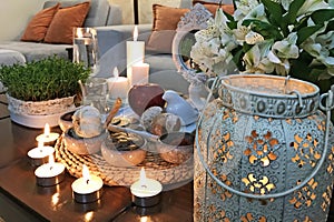 Persian Nowruz `Haft seen` table