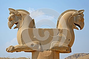 Persian ruins, Persepolis, Iran