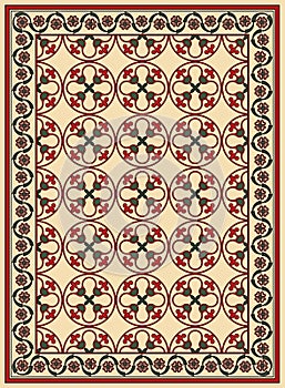 Persian vector carpet