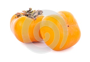 Persimmon fruit isolated on white background