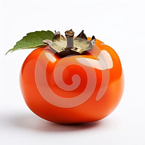Persimmon Product Photography On White Background