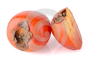 Persimmon with slice