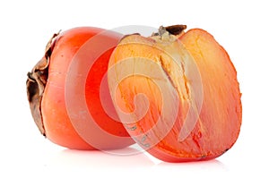Persimmon with slice