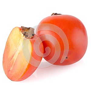 Persimmon with slice