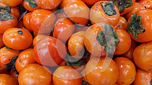 Persimmons sweet and crunchy photo
