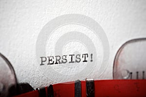 Persist concept view