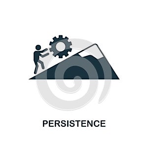 Persistence creative icon. Simple element illustration. Persistence concept symbol design from soft skills collection. Perfect for