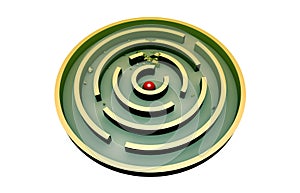 Persistence (round maze)