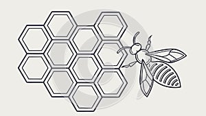 Person Analyzing Data in Digital Network, vector design Generative AI