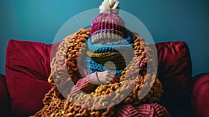 The cozy winter bundle. AI generated