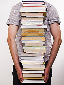 Person carrying books