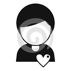 Person coping skills icon simple vector. Advice help