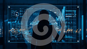 Artificial intelligence technology interface with data and digital holograms