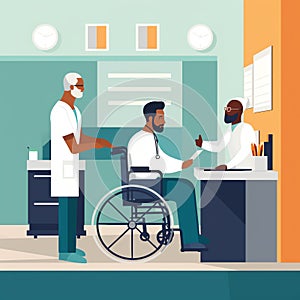 A person with disability receives care unrelated to their disability from a knowledgeable provider