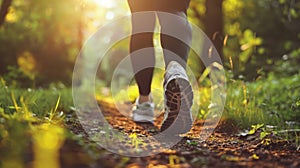 A person exercising outdoors showcasing how physical activity can alter gene expression through epigenetics. photo