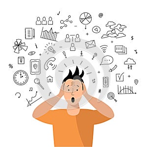 Person get too much information.