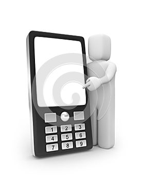 Person gets phone number