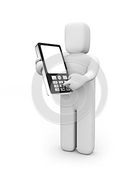 Person gets phone number