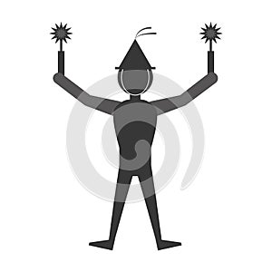 person with hat exploser lanceur party