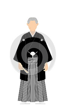 A person in kimono