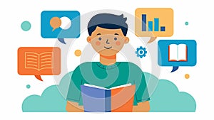 A person with a languagebased learning disability participating in speech therapy to improve their reading and writing