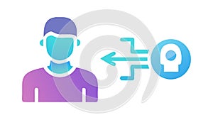 Person Location Sharing Icon Vector Design, vector design Generative AI