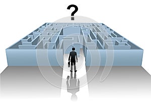 Person Maze search for business solution