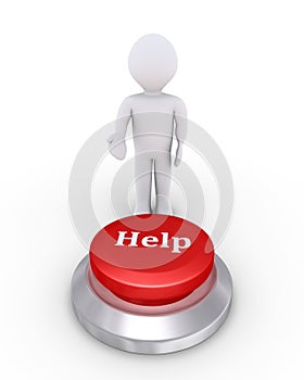 Person offers help button