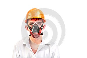 Person in protective mask