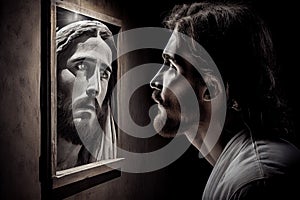 person, reflecting on the life of jesus christ and his impact in the world
