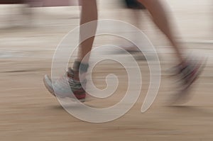 Person running