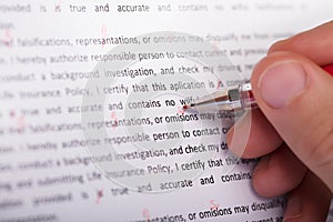 Person Spellchecking Text