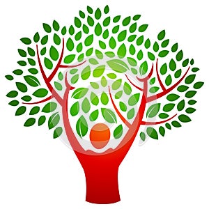 Person tree logo