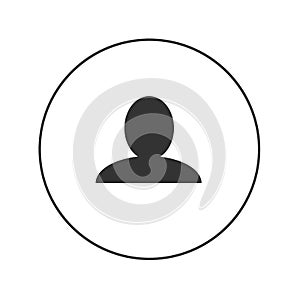 Person vector web icon