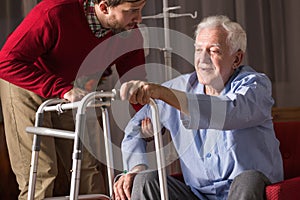 Person with walking disability