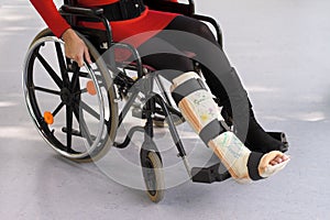Osoba v invalidný vozík 