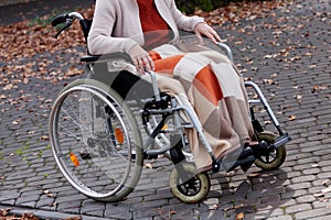 Person on wheelchair