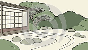 Person Working on Computer with Gears, Data Analysis, Digital Efficiency, Tech Productivity, vector design Generative AI