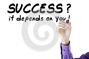 Person write success depends on you