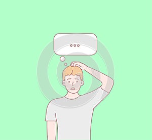 Guy thought, reasoned.