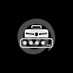 Personal Access Icon. Flat Design.