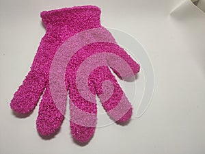 personal accessories hot pink glove for cleaning motorcycles