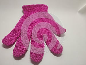 personal accessories hot pink glove for cleaning motorcycles