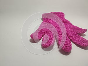 personal accessories hot pink glove for cleaning motorcycles