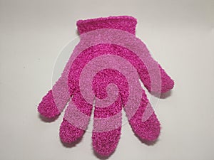 personal accessories hot pink glove for cleaning motorcycles