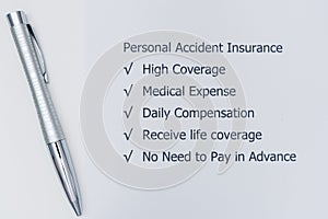 Personal Accident Insurance is a choice that should be made. If