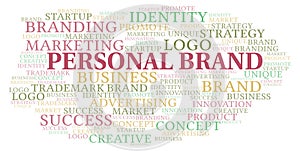 Personal Brand word cloud