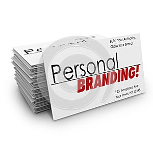Personal Branding Business Cards Advertise Services Company photo