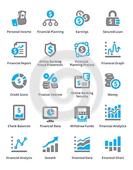 Personal & Business Finance Icons Set 5 - Sympa Series