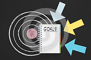 Personal business goals aim aspiration inspiration